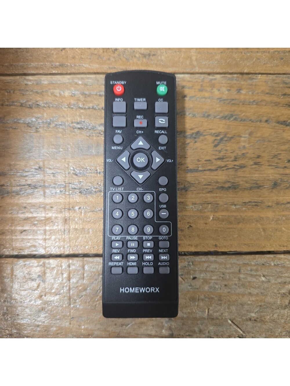 Genuine Homeworx Digital Converter Box Remote Control